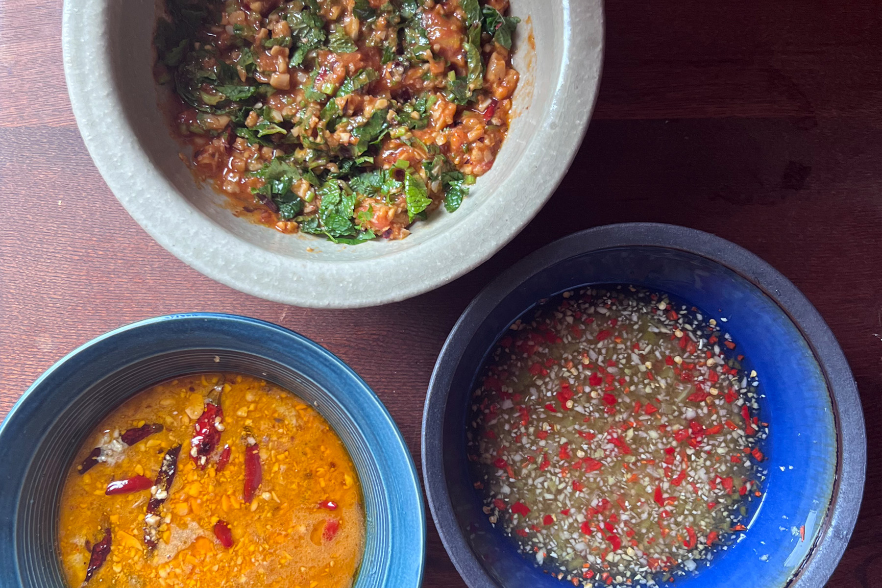 雲南BBQソース(豆腐乳 蘸水, 檸檬 蘸水, 番茄喃咪)