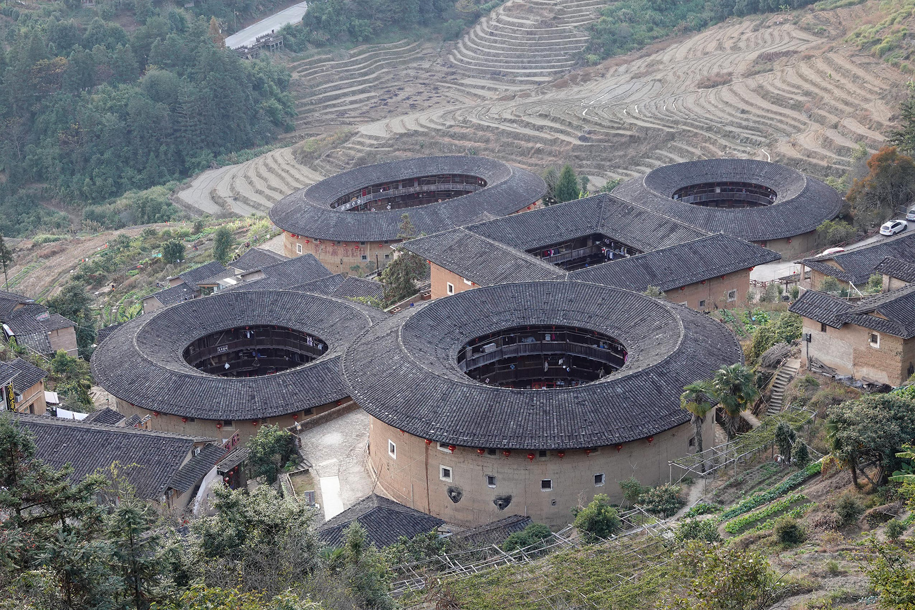 田螺坑土楼群景区(客家土楼・福建省)中編